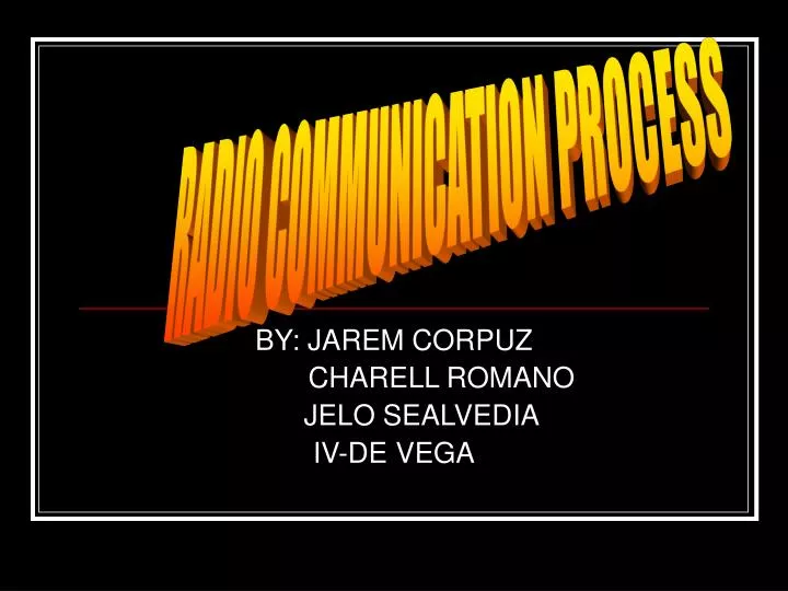 by jarem corpuz charell romano jelo sealvedia iv de vega