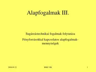 alapfogalmak iii