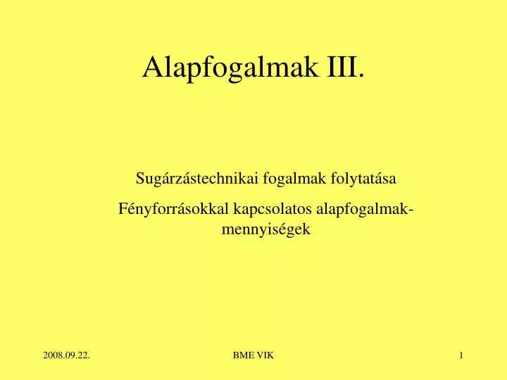 alapfogalmak iii