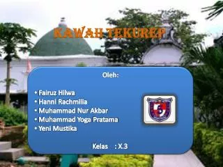 kawah tekurep