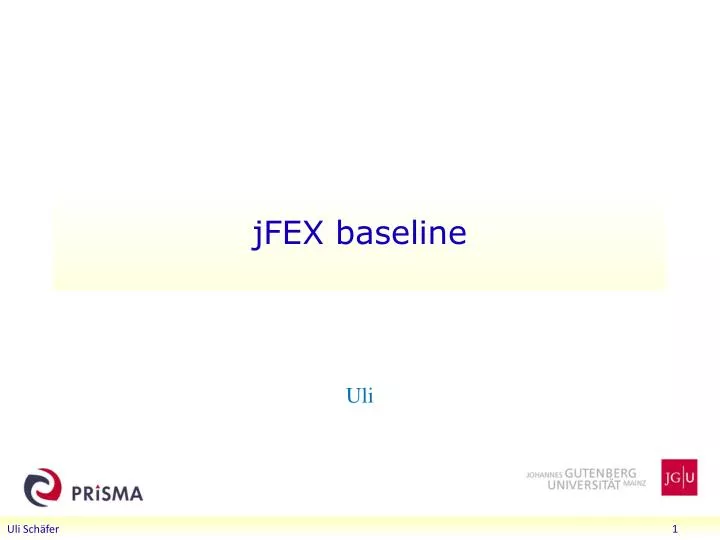 jfex baseline