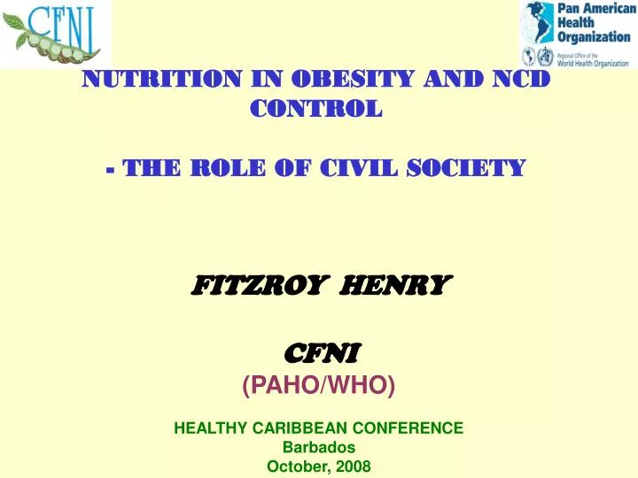 nutrition in obesity and ncd control the role of civil society