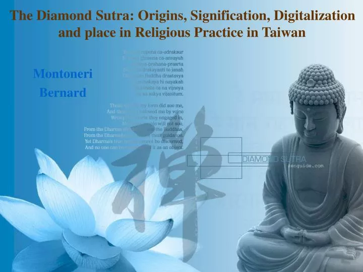 the diamond sutra in the 21 st century