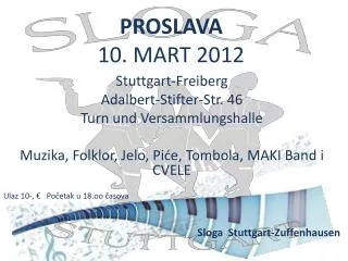 proslava 10 mart 2012