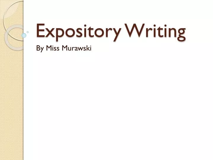 expository writing