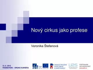 nov cirkus jako profese