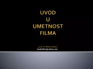 PPT - UVOD U UMETNOST PowerPoint Presentation, Free Download - ID:6511150