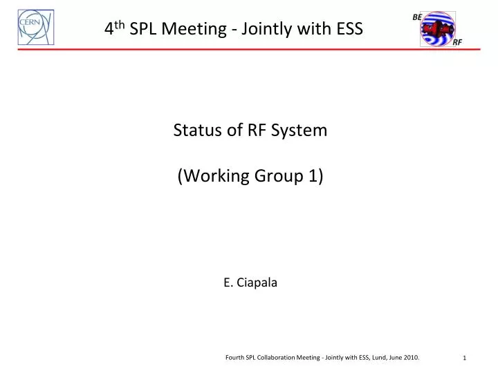 4 th spl meeting jointly with ess