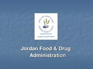 Jordan Food &amp; Drug Administration