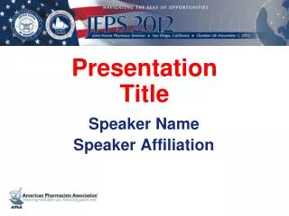 Presentation Title