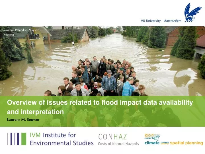 overview of issues related to flood impact data availability and interpretation