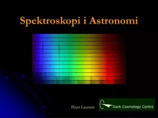 spektroskopi i astronomi