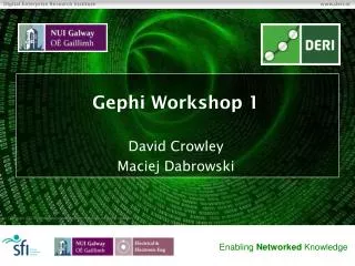 Gephi Workshop 1