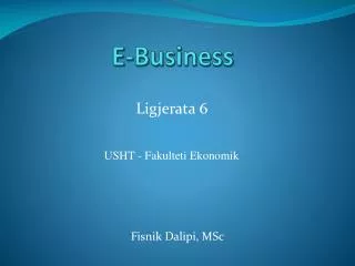 e business