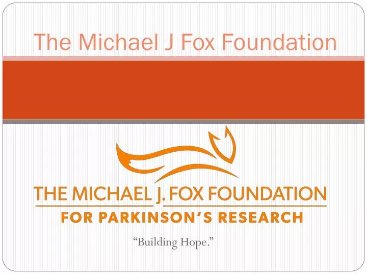 the michael j fox foundation