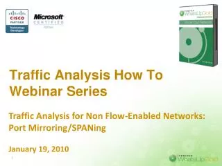 Traffic Analysis How To Webinar Series