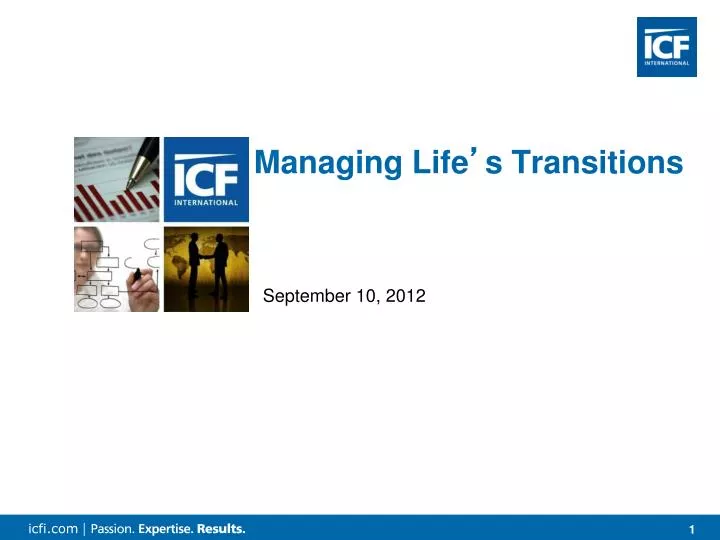 managing life s transitions september 10 2012