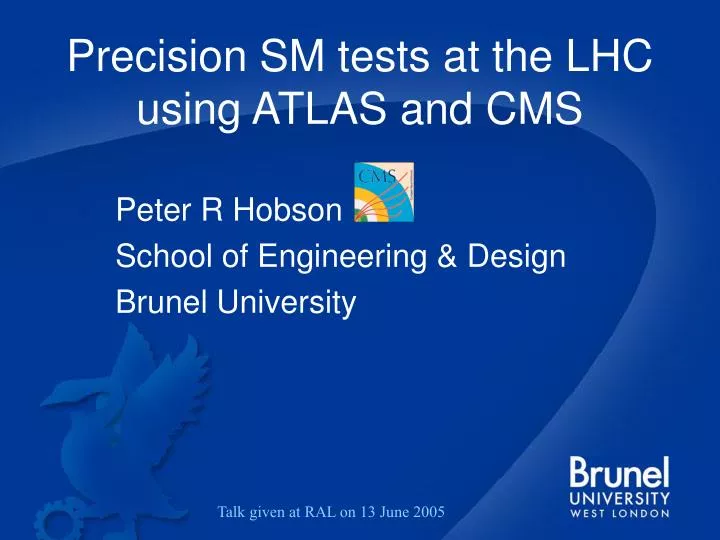 precision sm tests at the lhc using atlas and cms
