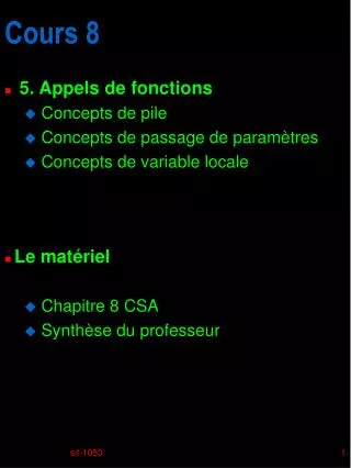 cours 8