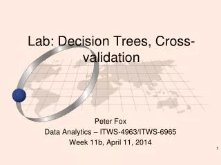 Lab: Decision Trees, Cross-validation