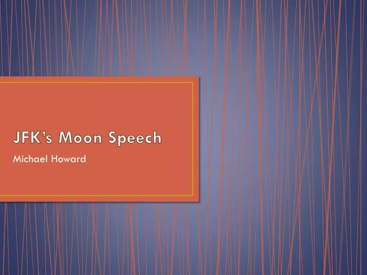 jfk s moon speech