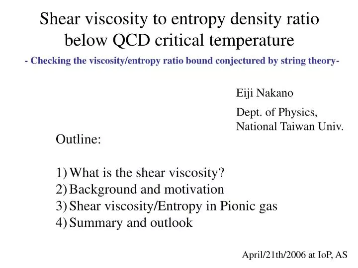 shear viscosity to entropy density ratio below qcd critical temperature
