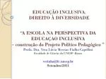 EDUCAÇÃO INCLUSIVA. DIREITO À DIVERSIDADE - slide 1