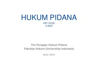 hukum pidana hpi 10102 3 sks