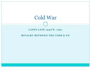 Cold War