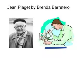 Jean Piaget by Brenda Barretero