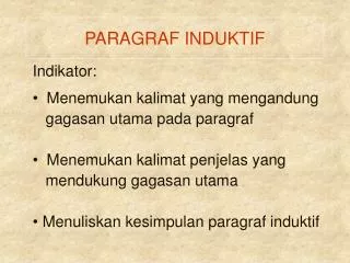 paragraf induktif