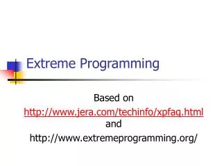 Extreme Programming