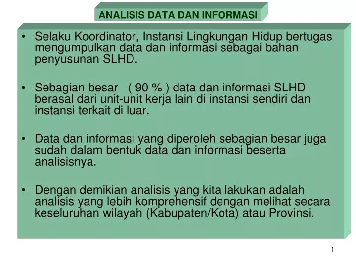 analisis data dan informasi
