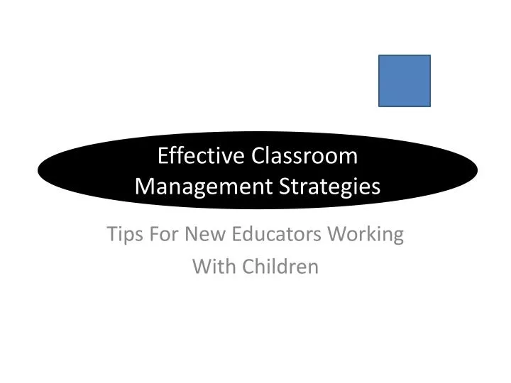 tips for new educators working with children