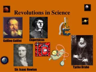 Revolutions in Science