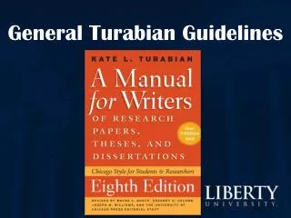 General Turabian Guidelines