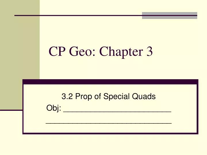 cp geo chapter 3
