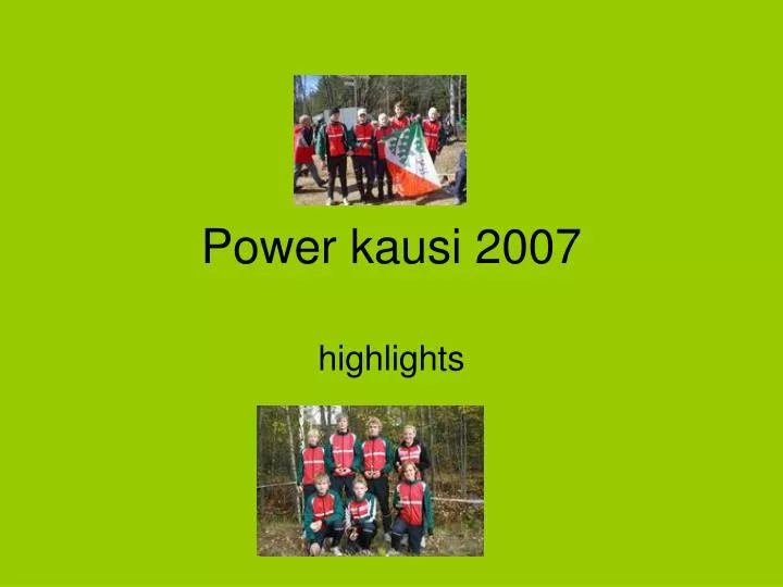 power kausi 2007