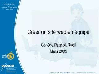cr er un site web en quipe