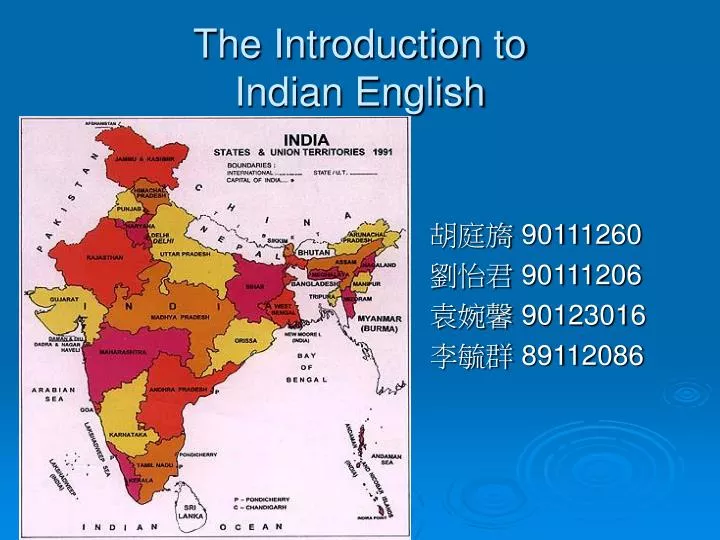 the introduction to indian english