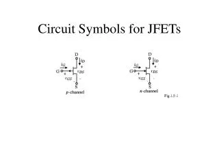 Circuit Symbols for JFETs