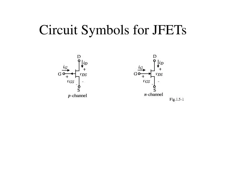 circuit symbols for jfets