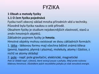 fyzika