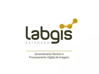 sensoriamento remoto e processamento digital de imagens