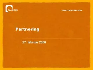 partnering