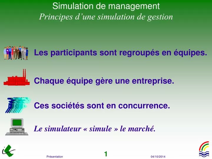 simulation de management principes d une simulation de gestion
