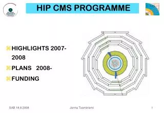 HIP CMS PROGRAMME