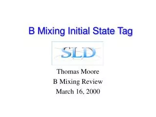 B Mixing Initial State Tag