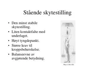 Stående skytestilling