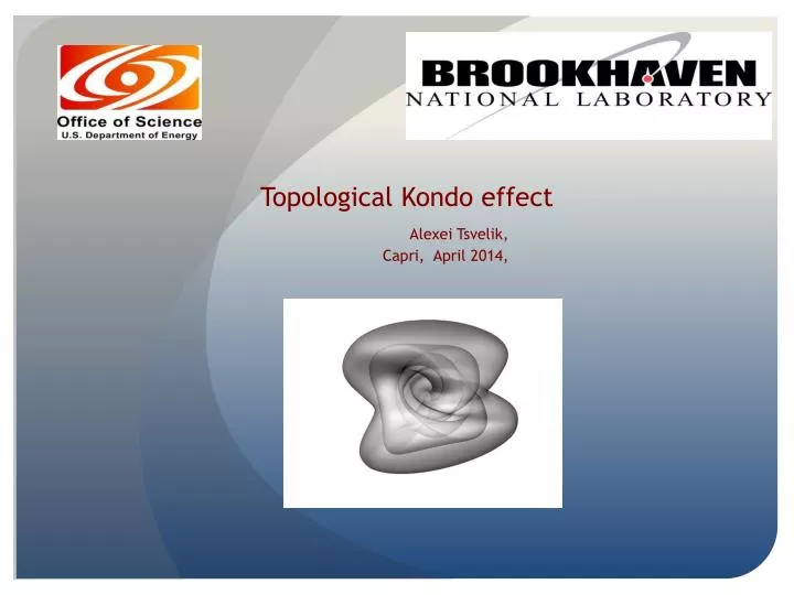 topological kondo effect